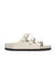 Birkenstock papucs Florida D-Buckle Exq szintetikus bézs 1029355