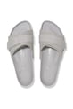 Birkenstock klapki skórzane Oita 1029312 szary