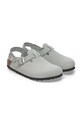 Nubukové pantofle Birkenstock Tokio šedá 1029429