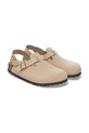 Birkenstock nubuck sliders Tokio beige 1029496