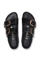 Birkenstock slapi de piele Arizona Exq Big Buckle 1027840 negru