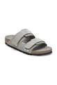 Birkenstock papuci din nubuc Uji 1029302 gri SS25