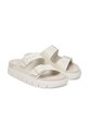 Шкіряні шльопанці Birkenstock Arizona Chunky Exq Birkenstock x Papillio бежевий 1029067