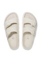 Шкіряні шльопанці Birkenstock Arizona Chunky Exq Birkenstock x Papillio 1029067 бежевий