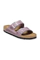 Birkenstock klapki skórzane Arizona 1025490 fioletowy SS25