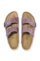 Birkenstock klapki skórzane Arizona 1025490 fioletowy