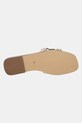 Twinset klapki skórzane 251TGT072.00282 beżowy