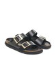 Kožené pantofle Birkenstock Arizona Droplet Buckle černá 1029353