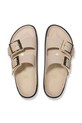 Kožené šľapky Birkenstock Arizona Droplet Buckle 1029386 béžová