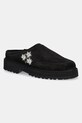 Semišové šľapky Diemme Maggiore mules čierna DI25SPMAW.M06S006BLK