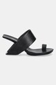 Kožne natikače United Nude Loop Toe Hi 1072201162 crna ZS25