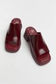 Шкіряні шльопанці Miista Clarin E8.3637 червоний SS25