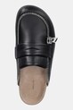 Kožené šľapky JW Anderson Biker Loafer čierna LF0071.LA0268.999