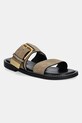 Marc O'Polo ciabatte slide in camoscio STINA 1B pelle scamosciata beige 50318691102100