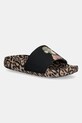Skechers klapki LOW SLIDER syntetyczny brązowy 186091