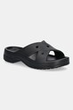 Crocs papuci Ci Womens Cross Strap sintetic negru 210840.001