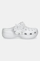 Crocs klapki Classic Platform Bouquet Clog 211292.1NK szary SS25