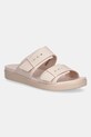 Crocs papucs Brooklyn Buckle Low platform rózsaszín 211215.6UR