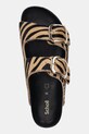 Scholl slapi de piele NOELLE bej F300672331