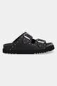 Scholl klapki skórzane BEATRIZ F306131004 czarny SS25