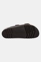 Scholl klapki skórzane JOSEPHINE F318181590 brązowy