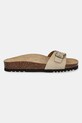 Παντόφλες σουέτ Scholl ESTELLE F321561002 μπεζ SS25