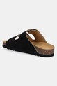 Παπούτσια Παντόφλες σουέτ Scholl JOSEPHINE F321651004 μαύρο