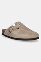 Scholl papuci din piele FAE piele întoarsă bej F321982361