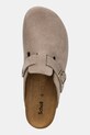 Scholl papuci din piele FAE bej F321982361