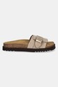 Scholl papuci din piele JOYCE F322432361 bej SS25
