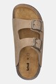 Scholl papuci din piele NOELLE maro F322692361