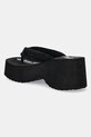 Boty Žabky Juicy Couture WHITNEY VELOUR Y2K WEDGE JCFSAN225009 černá
