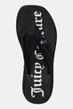 Žabky Juicy Couture WHITNEY VELOUR Y2K WEDGE černá JCFSAN225009
