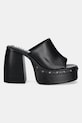 Buffalo klapki Heart Mule 1291603.BLK czarny SS25