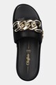 Παντόφλες Buffalo Noa Slide Chain 2.0 μαύρο 1602258.BLK