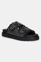 Pantofle Buffalo Eve Ari Spark textilní černá 1602291.BLK