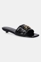 Anine Bing infradito in pelle Ria Sandals Monogram altri nero A.14.10784