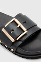 AllSaints klapki Ellie Stud Slider czarny W038FC.BLK