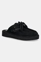 Semišové šľapky Clarks Originals Desert Nomad mules čierna 26181109