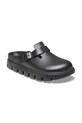 Шкіряні шльопанці Birkenstock Boston Chunky EXQ LENA 1026144 чорний SS25