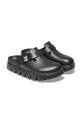 Шкіряні шльопанці Birkenstock Boston Chunky EXQ LENA чорний 1026144
