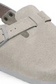 Obuwie Birkenstock klapki zamszowe Tokio LEVE 1028329 szary
