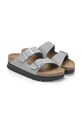 Birkenstock klapki Arizona Flex Platform BF szary 1028439