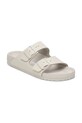 Birkenstock klapki skórzane Arizona EXQ LENA 1029213 biały SS25