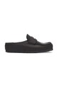 Birkenstock klapki skórzane Naples Wrapped LEOI płaski czarny 1029694