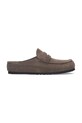 Semišové šľapky Birkenstock Naples Wrapped LEVE mules hnedá 1029712