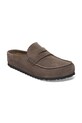 Παντόφλες σουέτ Birkenstock Naples Wrapped LEVE 1029712 καφέ SS25