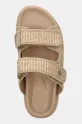 Tommy Hilfiger papuci TH DOUBLE STRAP RAFFIA SANDAL bej FW0FW08940
