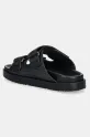 Obuwie Tommy Hilfiger klapki TH DOUBLE STRAP RAFFIA SANDAL FW0FW08940 czarny