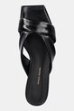 Vanda Novak papuci de piele Maya negru Maya.Wet.Black